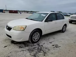 Carros salvage sin ofertas aún a la venta en subasta: 2007 Chevrolet Malibu LS