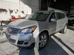 Carros salvage a la venta en subasta: 2016 Chevrolet Traverse LTZ