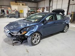 Salvage cars for sale at Rogersville, MO auction: 2018 Ford Fusion SE