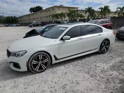 BMW 7 Series salvage cars for sale: 2018 BMW 740 XI