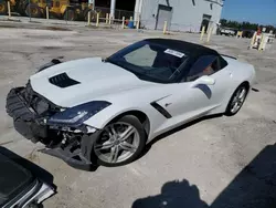 Chevrolet Corvette Vehiculos salvage en venta: 2016 Chevrolet Corvette Stingray 2LT