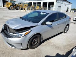 Salvage cars for sale at Riverview, FL auction: 2017 KIA Forte LX