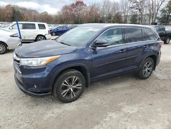 2016 Toyota Highlander XLE en venta en North Billerica, MA