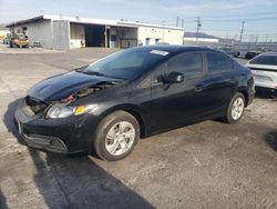 Salvage cars for sale at auction: 2013 Honda Civic LX