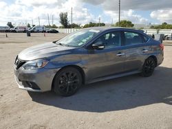 Salvage cars for sale from Copart Miami, FL: 2018 Nissan Sentra S