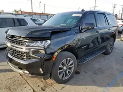 Chevrolet salvage cars for sale: 2021 Chevrolet Tahoe C1500 LS