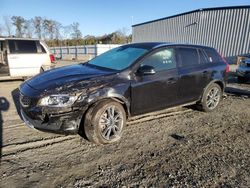 Salvage cars for sale at Spartanburg, SC auction: 2017 Volvo V60 Cross Country Premier