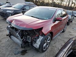 Salvage cars for sale at Seaford, DE auction: 2018 Ford Edge Sport