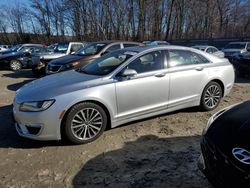 Salvage cars for sale at Candia, NH auction: 2017 Lincoln MKZ Select