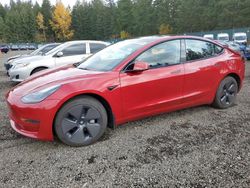 Salvage cars for sale from Copart Graham, WA: 2023 Tesla Model 3