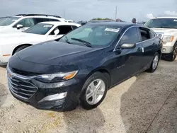 Carros salvage sin ofertas aún a la venta en subasta: 2019 Chevrolet Malibu LS