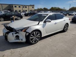 Nissan salvage cars for sale: 2019 Nissan Altima Platinum