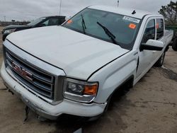 Salvage cars for sale at Woodhaven, MI auction: 2014 GMC Sierra K1500 SLE