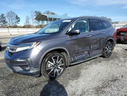 Salvage cars for sale at Spartanburg, SC auction: 2019 Honda Pilot Touring