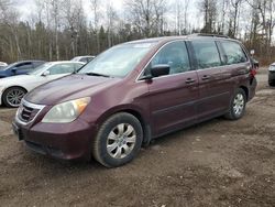 Salvage cars for sale from Copart Cookstown, ON: 2008 Honda Odyssey LX