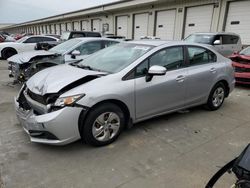 Salvage cars for sale at Louisville, KY auction: 2014 Honda Civic LX