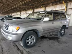 Toyota Land Cruiser salvage cars for sale: 2001 Toyota Land Cruiser