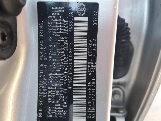 2012 Toyota Camry Base