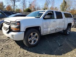 Salvage cars for sale from Copart Waldorf, MD: 2017 Chevrolet Silverado K1500 LT