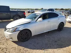 Salvage cars for sale at San Antonio, TX auction: 2008 Lexus IS 250