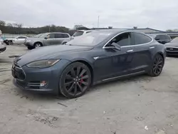 Salvage cars for sale at Lebanon, TN auction: 2014 Tesla Model S