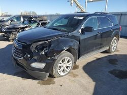 Salvage cars for sale at Kansas City, KS auction: 2017 Chevrolet Equinox LT