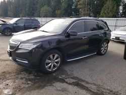 2014 Acura MDX Advance en venta en Arlington, WA