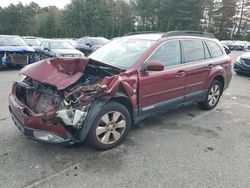 Salvage cars for sale at Exeter, RI auction: 2011 Subaru Outback 2.5I Premium