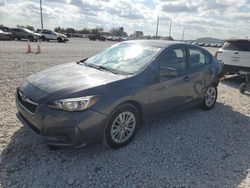 Salvage cars for sale at Taylor, TX auction: 2018 Subaru Impreza Premium