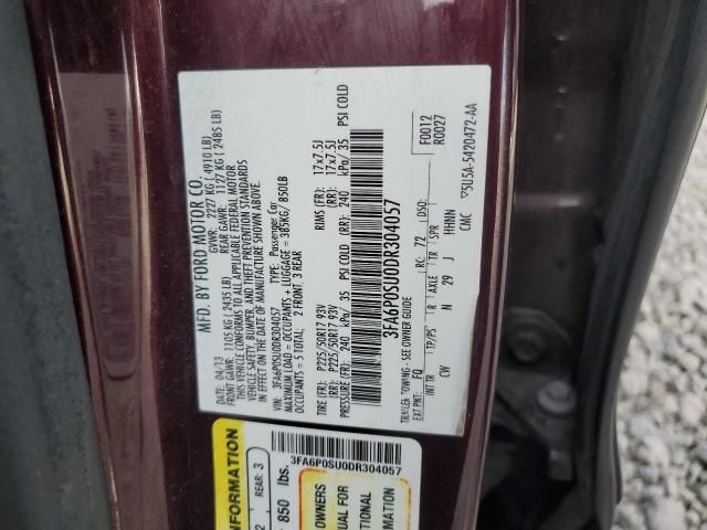 2013 Ford Fusion Titanium Phev