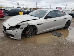 Salvage cars for sale at Chicago Heights, IL auction: 2014 Maserati Quattroporte S