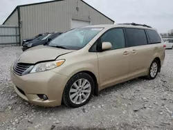 Carros salvage sin ofertas aún a la venta en subasta: 2011 Toyota Sienna XLE