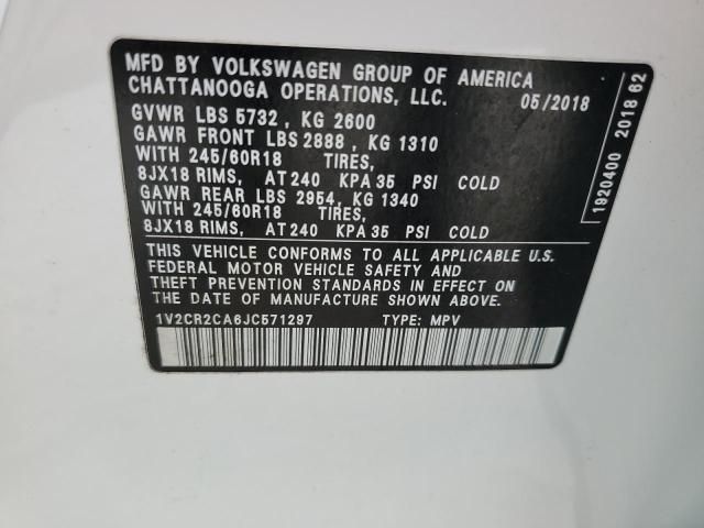 2018 Volkswagen Atlas SE