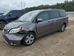 Toyota Sienna le salvage cars for sale: 2015 Toyota Sienna LE