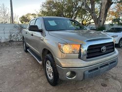 Salvage trucks for sale at Grand Prairie, TX auction: 2009 Toyota Tundra Crewmax