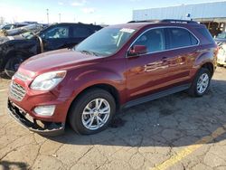 Salvage cars for sale at Woodhaven, MI auction: 2017 Chevrolet Equinox LT