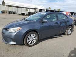 Salvage cars for sale at Fresno, CA auction: 2014 Toyota Corolla L