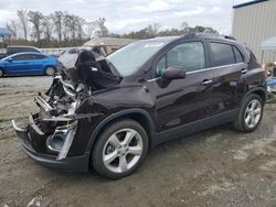 Salvage cars for sale from Copart Spartanburg, SC: 2015 Chevrolet Trax LTZ