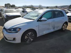 Volkswagen salvage cars for sale: 2019 Volkswagen E-GOLF SE