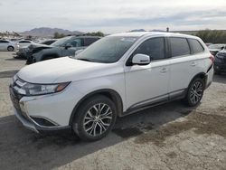 Salvage cars for sale at Las Vegas, NV auction: 2018 Mitsubishi Outlander SE