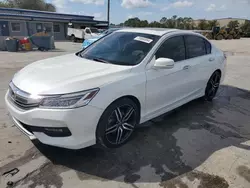 Salvage cars for sale at Orlando, FL auction: 2017 Honda Accord Touring