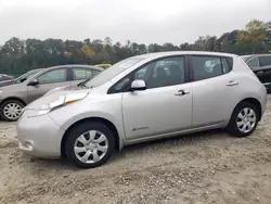 Salvage cars for sale at Ellenwood, GA auction: 2015 Nissan Leaf S