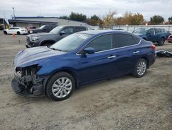 Salvage cars for sale at Sacramento, CA auction: 2017 Nissan Sentra S