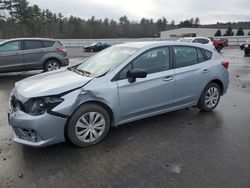 Salvage cars for sale from Copart Windham, ME: 2021 Subaru Impreza