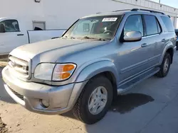 Salvage SUVs for sale at auction: 2001 Toyota Sequoia Limited