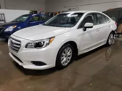 Salvage cars for sale at Elgin, IL auction: 2016 Subaru Legacy 2.5I Premium