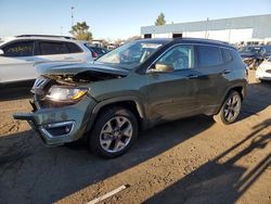 Salvage cars for sale at Woodhaven, MI auction: 2020 Jeep Compass Limited