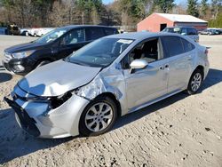 Salvage cars for sale at Mendon, MA auction: 2020 Toyota Corolla LE