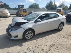 Salvage cars for sale at Midway, FL auction: 2017 Toyota Corolla L