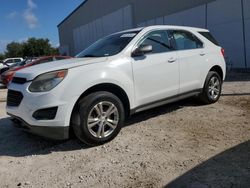 Salvage cars for sale from Copart Apopka, FL: 2016 Chevrolet Equinox LS